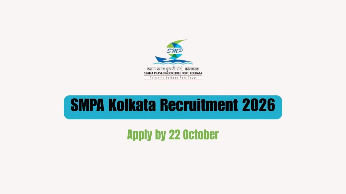 SMPA Kolkata Recruitment 2026 Land Revenue & Rent Recovery Officer