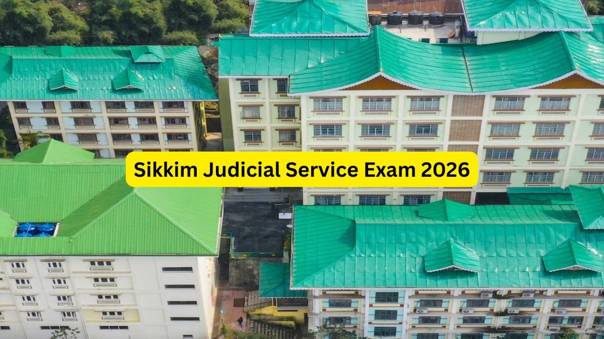 Sikkim Judicial Service Exam 2026 - 5 Posts HC Sikkim