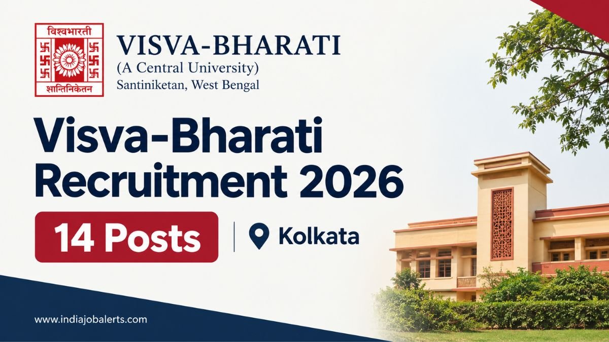Visva-Bharati Recruitment 2026 14 Posts Kolkata