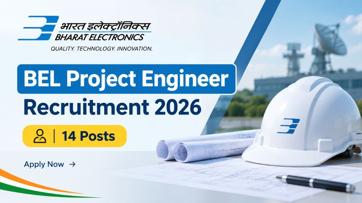 BEL Project Engineer Recruitment 2026 for 14 Posts