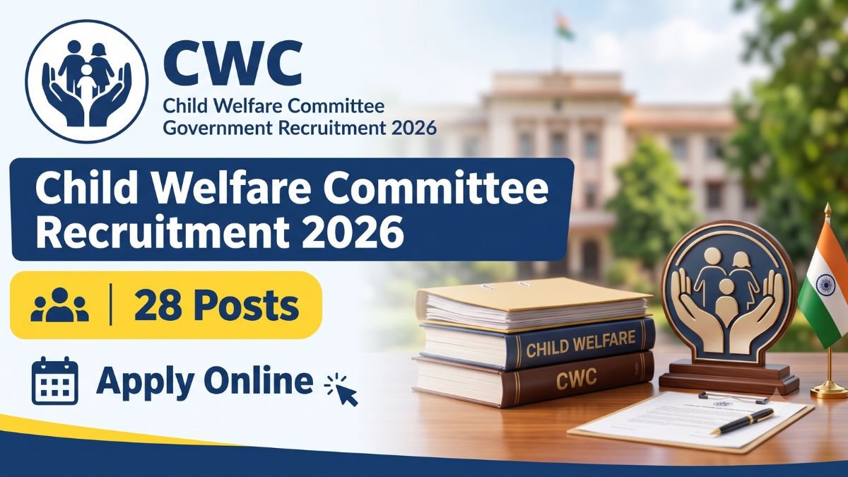 Child Welfare Committee Recruitment 2026 28 Posts - West Bengal