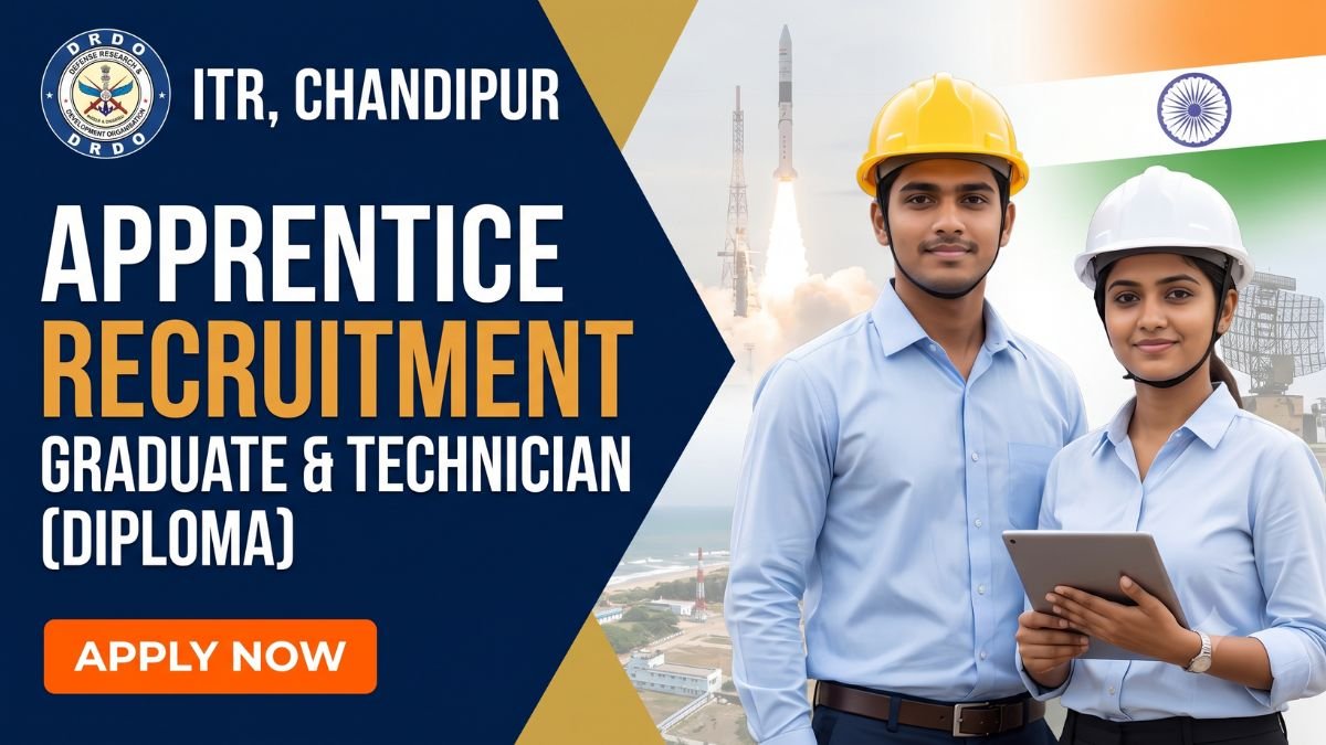 ITR Chandipur Apprentice 2026 - 54 Seats, Stipend ₹12,300