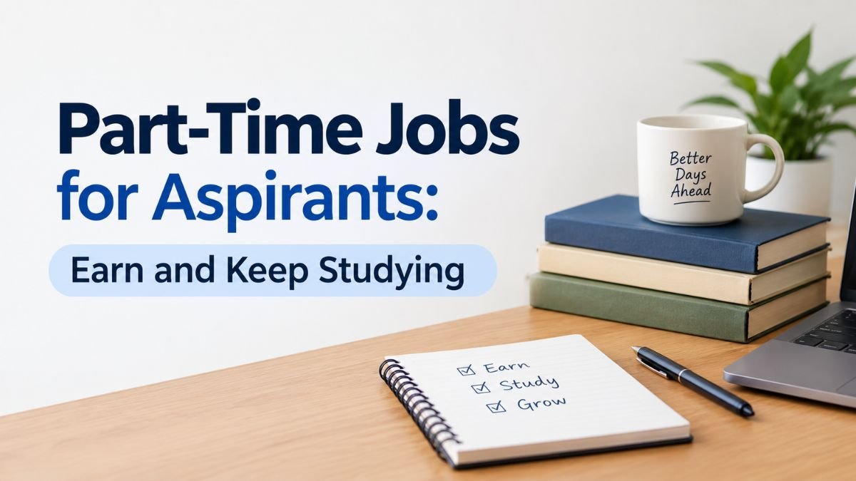 Part-Time Jobs for Aspirants Earn and Keep Studying